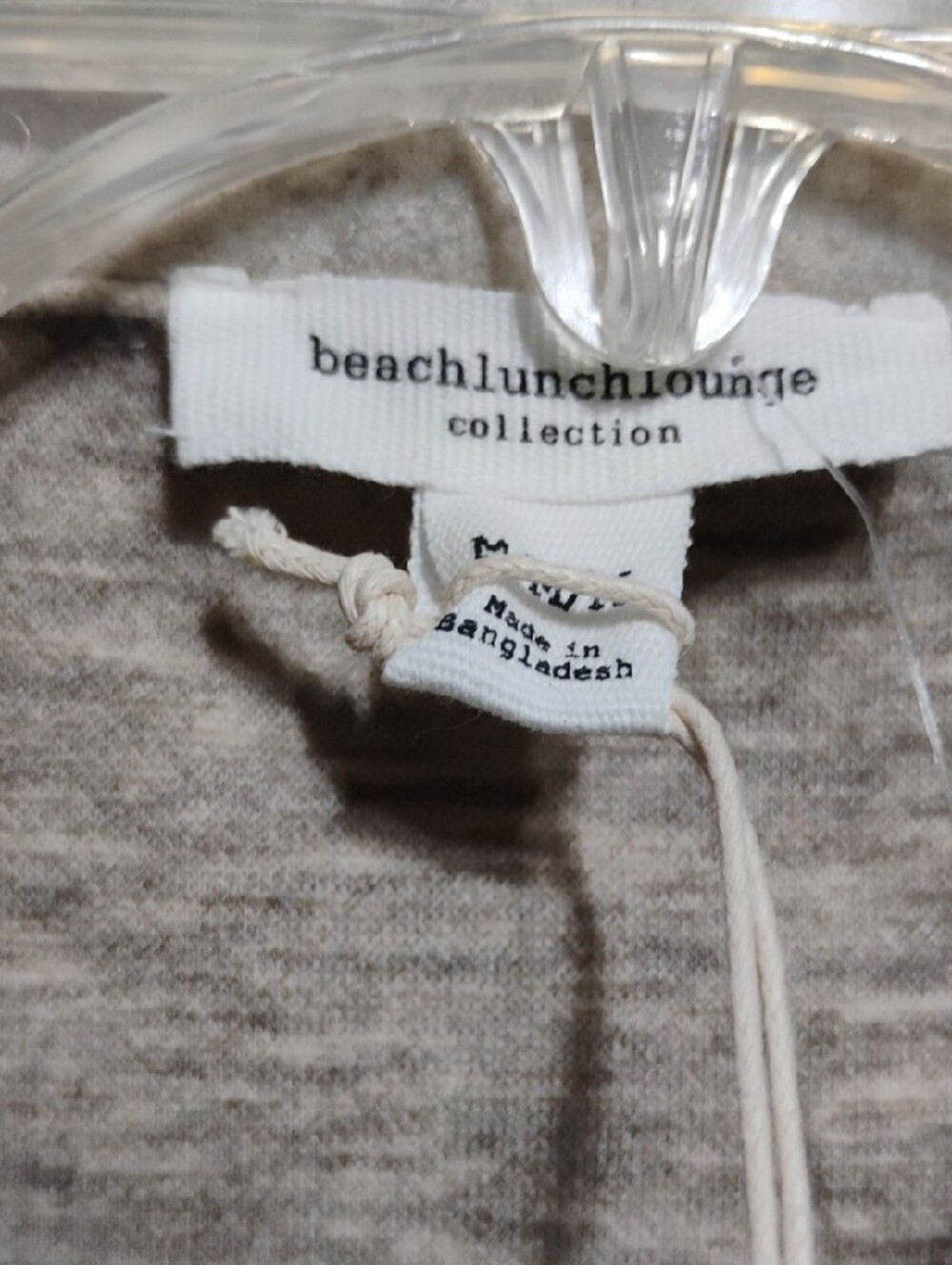 New beachlunchlounge Tali Oatmeal Heather Jacket W Whipstitch Trim (C-23) - Picture 3 of 8